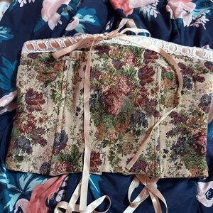 Fashion Nova Multicolor Floral Corset